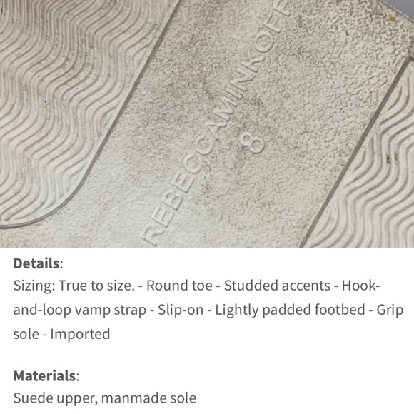 {Rebecca Minkoff} Sonia Suede Stud Slip On Sneaker - Picture 7 of 7